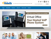 Tablet Screenshot of help.velocitytelephone.com